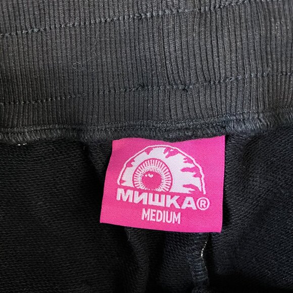 NEW Mishka NYC All Over Print Keep Watch Sweat Joggers Streetwear Eyeballs Sz M - Picture 6 of 11